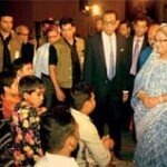 Meeting the Prime Minister (right) at WAAD 2011.