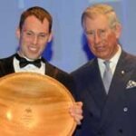 Kevin Lawrence with HRH the Prince of Wales.