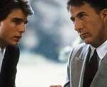 Tom Cruise (left) and Dustin Hoffman in Rain Man.