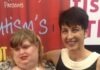 Anna gets a gong Anna Kennedy (right) with AGT singer Carly Ryan at the Autism Show.