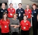 Baroness Grey-Thompson (front centre) with Energy Club leaders.