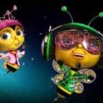 Spellathon uses interactive games featuring animated bees.