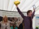 Competition seeks young artists with ASD A 2012 winner, Luke Tuckwell, receives his award from Gaby Roslin.