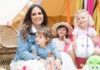 Potty Training with SEN Potty Training teacher Amanda Jenner sits on a floor, with three small children around her.