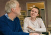 New potential: music therapy for juvenile dementia Dr Adam Ockleford, a man with gray hair and a blue jumper, plays the piano for Lily, who has juvenile dementia and is wearing a pink jumper