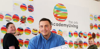 People with autism in Wales unite to create huge artwork for World Autism Awareness Week