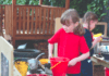 Heavy work in outdoor play