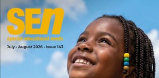 Issue 143 ● July August 2026 Cover of SEN Magazine issue 143, showing smiling Jamaican girl looking up to the sky.